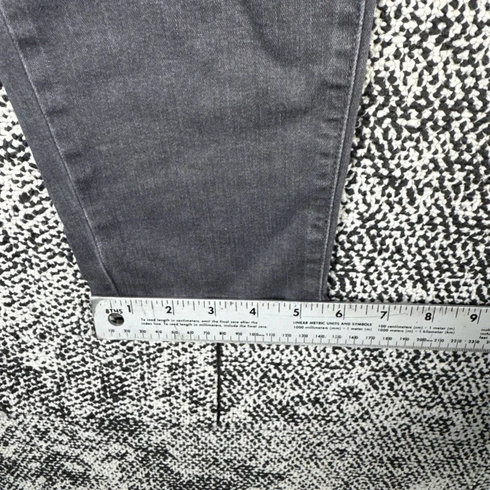 Paige Verdugo Ankle Jeans Womens 32 (FITS 33 X 29) Gray Tapered Leg Stretch‎